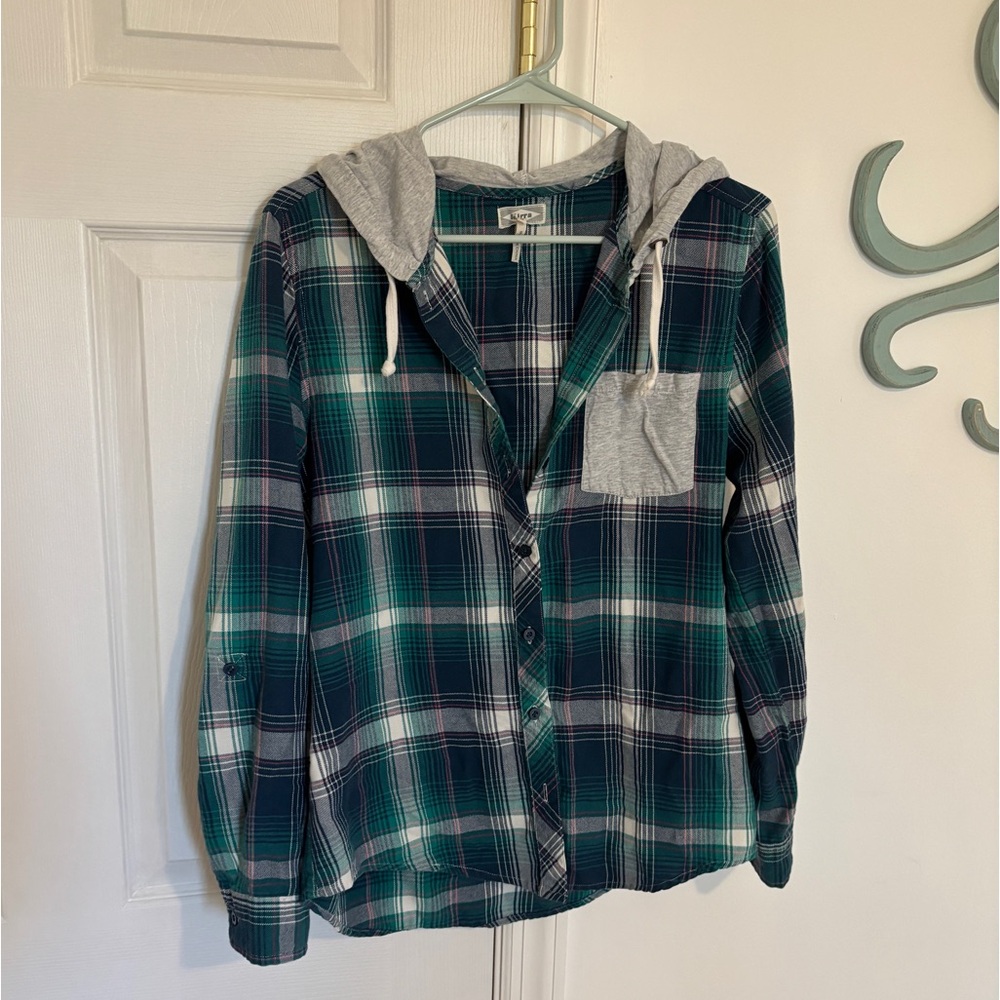 Pacsun Hooded Flannel